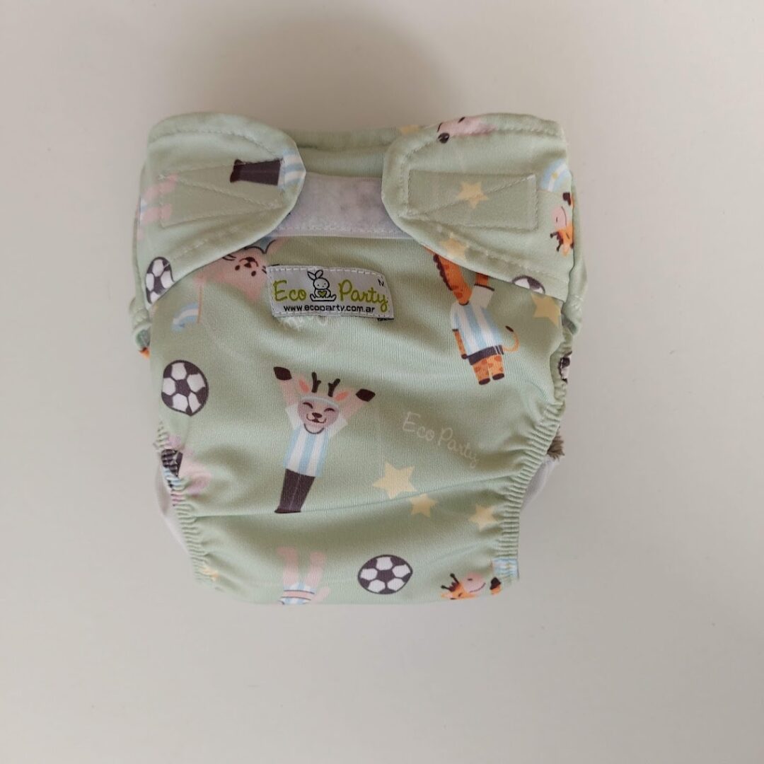 Pañal de tela reutilizable abrojos con absorbente Campeones