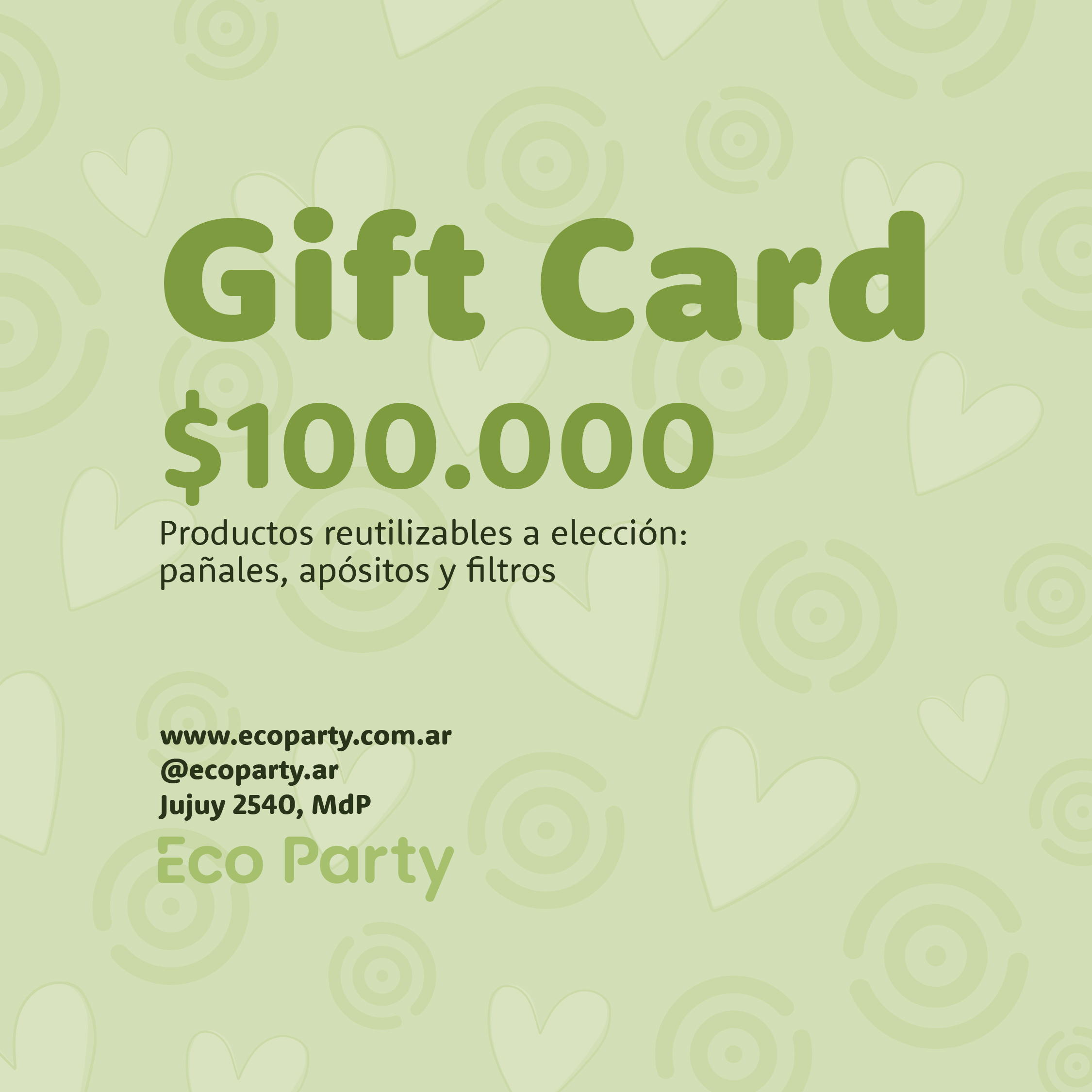 Gift Card regalo Eco party