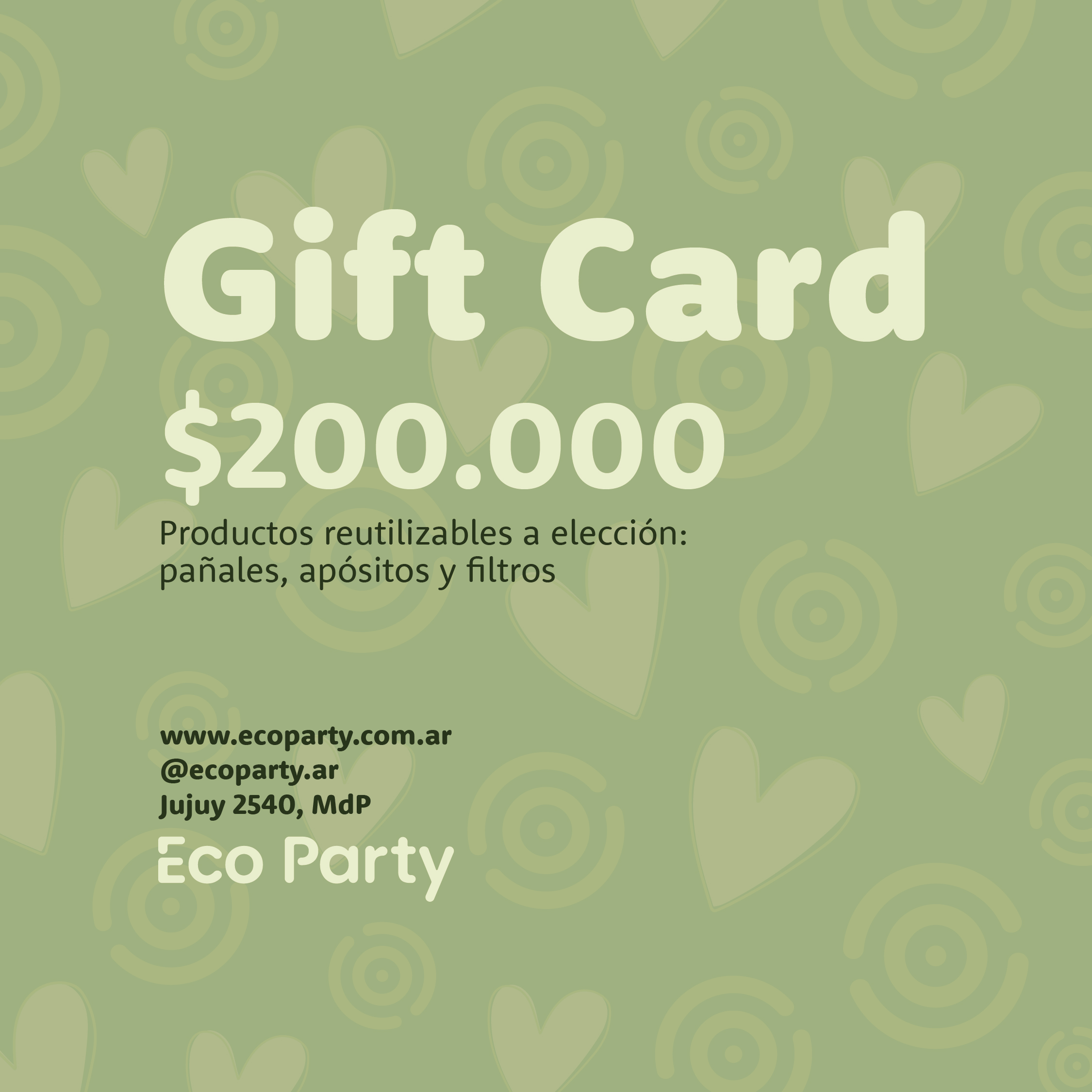 Gift Card regalo Eco party