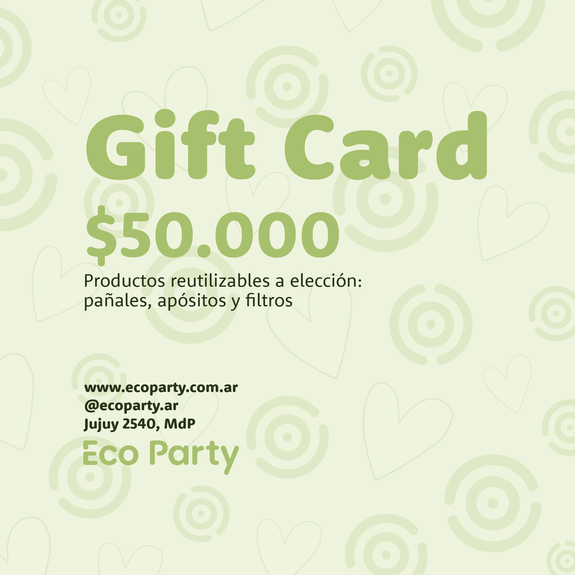 Gift Card regalo Eco party