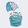 pañal de tela con gorro natación