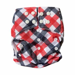 pañal unitalla rojo reutilizable