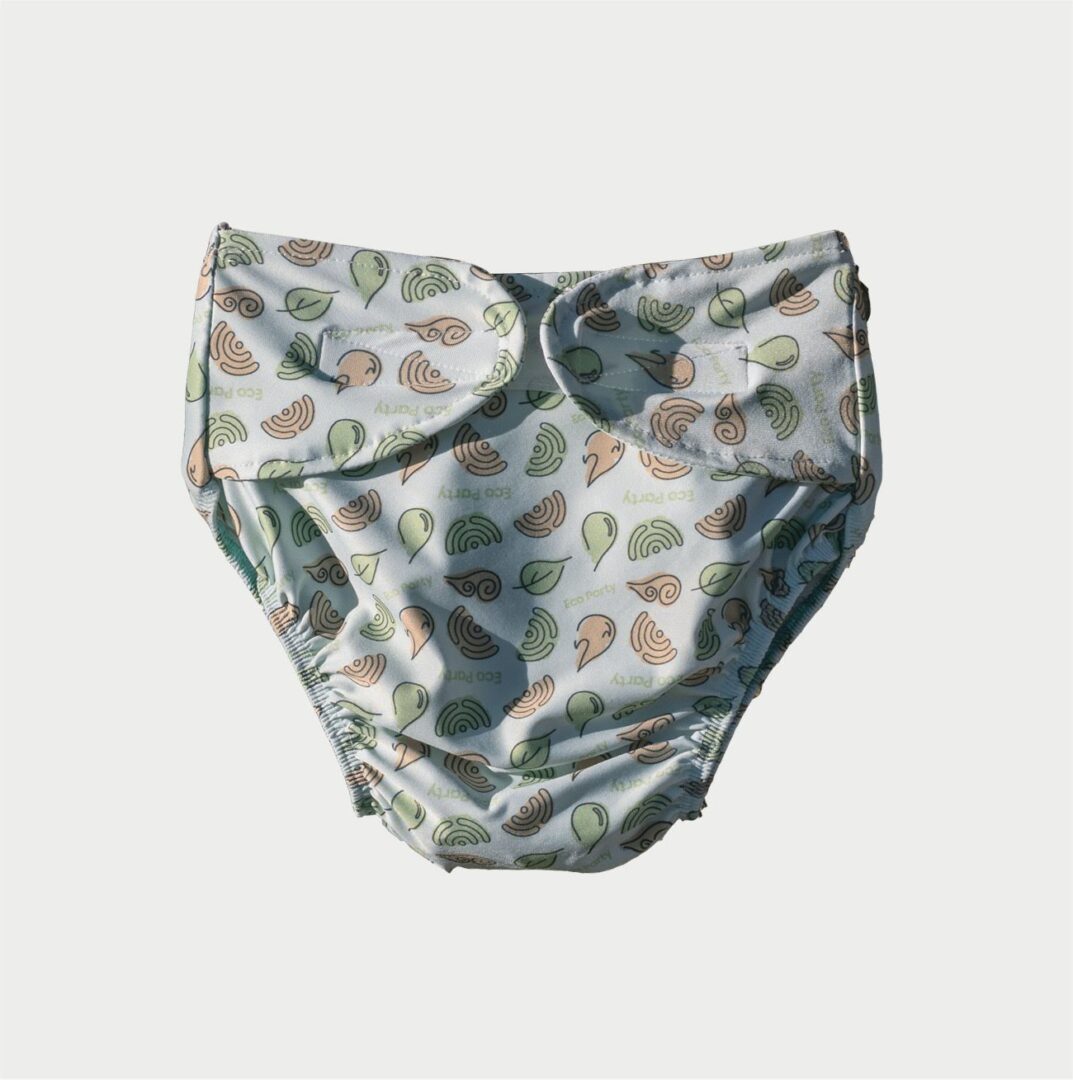 Pañal de tela reutilizable con abrojos (Talle XL y XXL: de 17 a 35 Kg) con absorbente Tierra