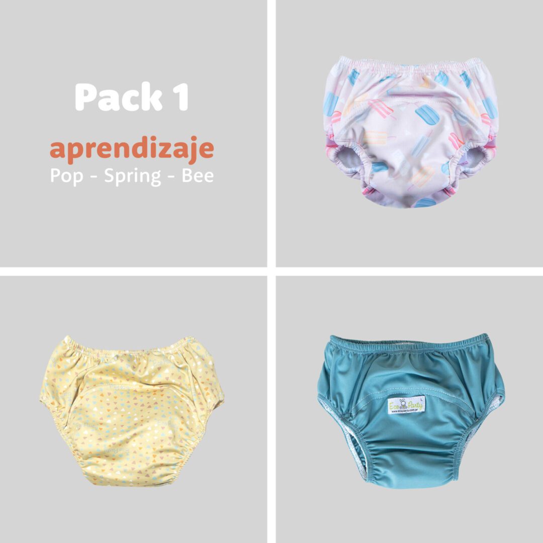 Pack pants reutilizables absorbentes de aprendizaje 1