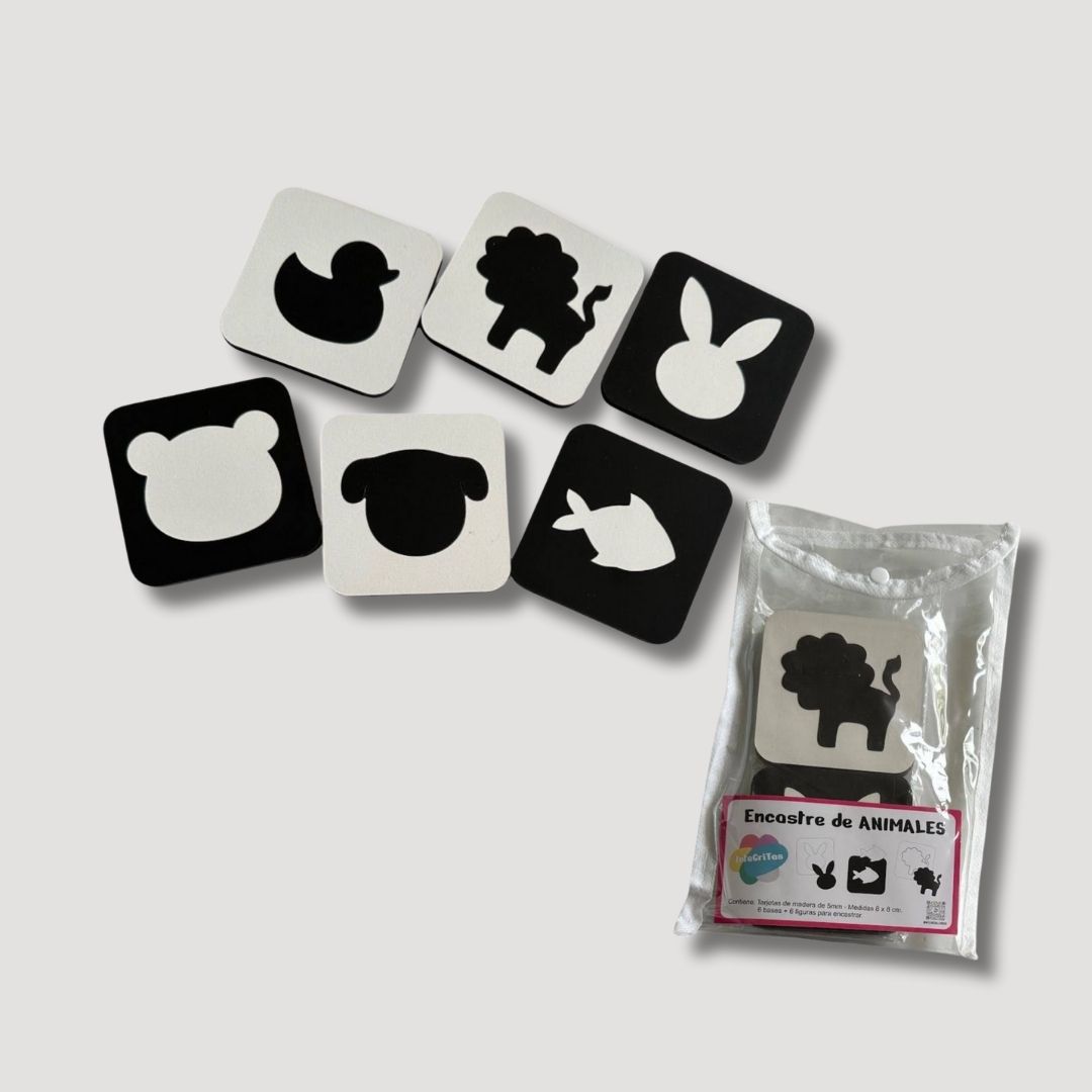 Contrastes - Encastres de Madera Didácticos