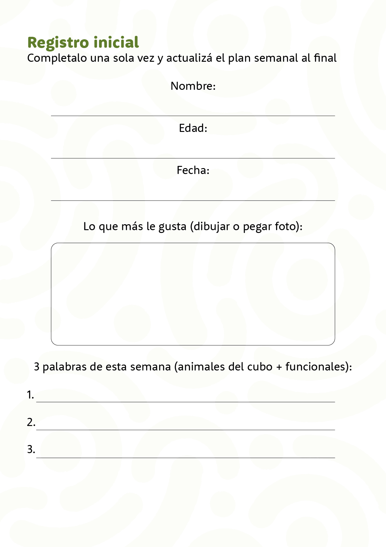 Cuadernillo de lectoescritura y juego inclusivo Eco Party pagina 4